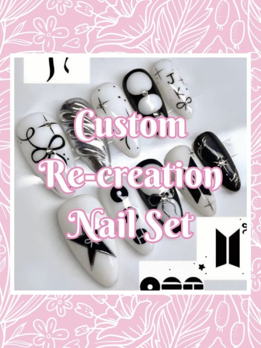 💅 Custom Re-Creation Press-On Nails (Made to Order)